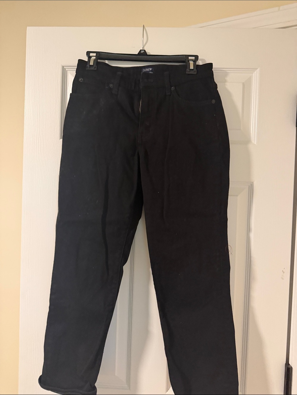 J. Crew women’s Straight Black Jeans